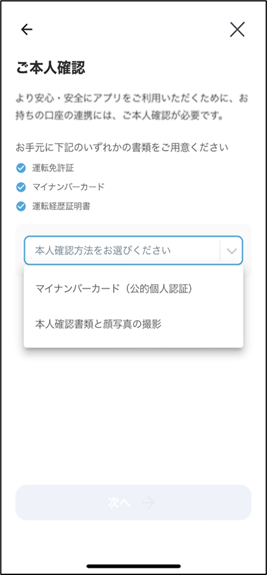 ご本人確認（1/3）