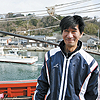 萩市大島の漁師の三次さんの写真