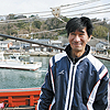 萩市大島の漁師の三次さんの写真