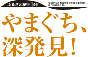 ふるさと紀行vol.46 全国からのお取り寄せが後を絶たない、山口の名品たち。山口深発見！