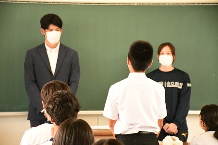 『出張GUTS』周南市立富田中学校で特別授業